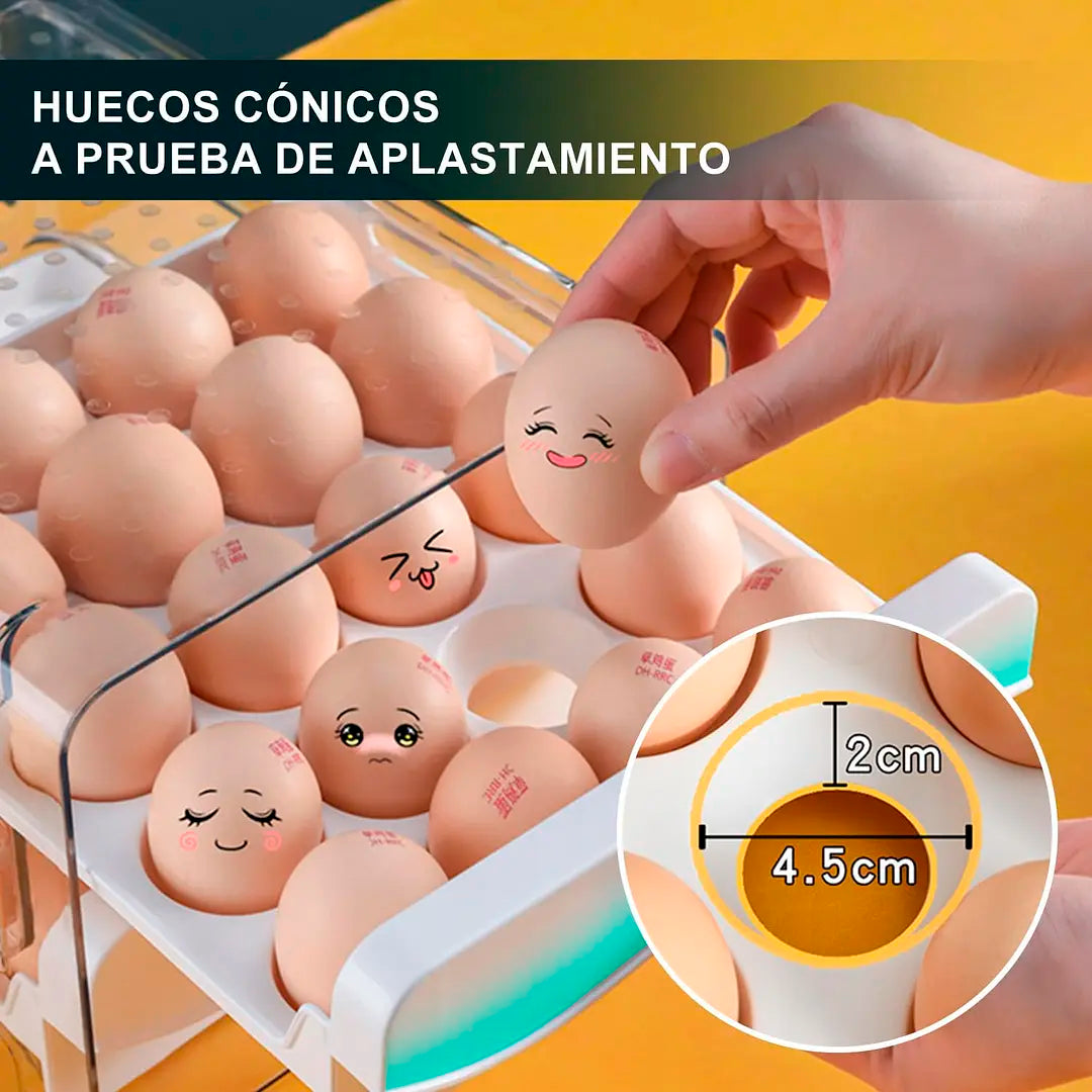 Organizador De Huevos Caja Para 40 Huevo